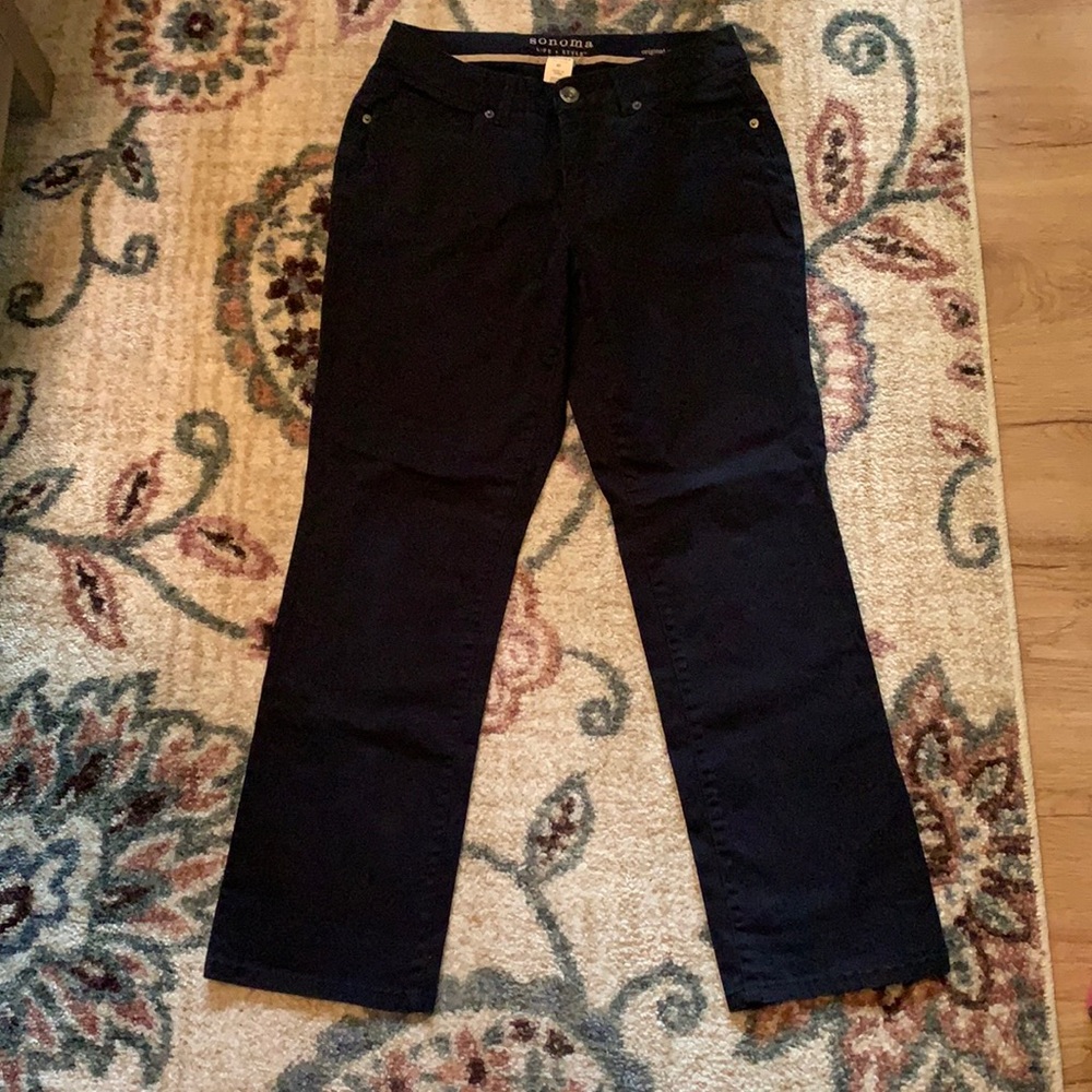 Size 8P Sonoma Straight Leg Pants